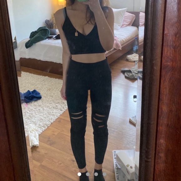 Jumpsuits | Alo Yoga Slit Leggings 